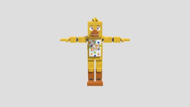 Chica The Chicken 3D Model