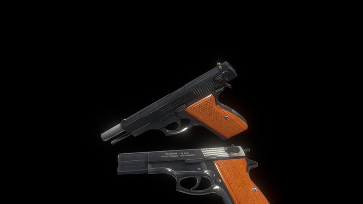 P9RC Handgun 3D Model