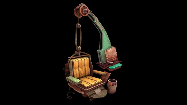Crane - Deponia Fanart 3D Model