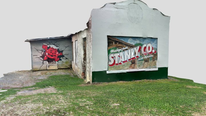 Old Rehabbed Station-poly 3D Model