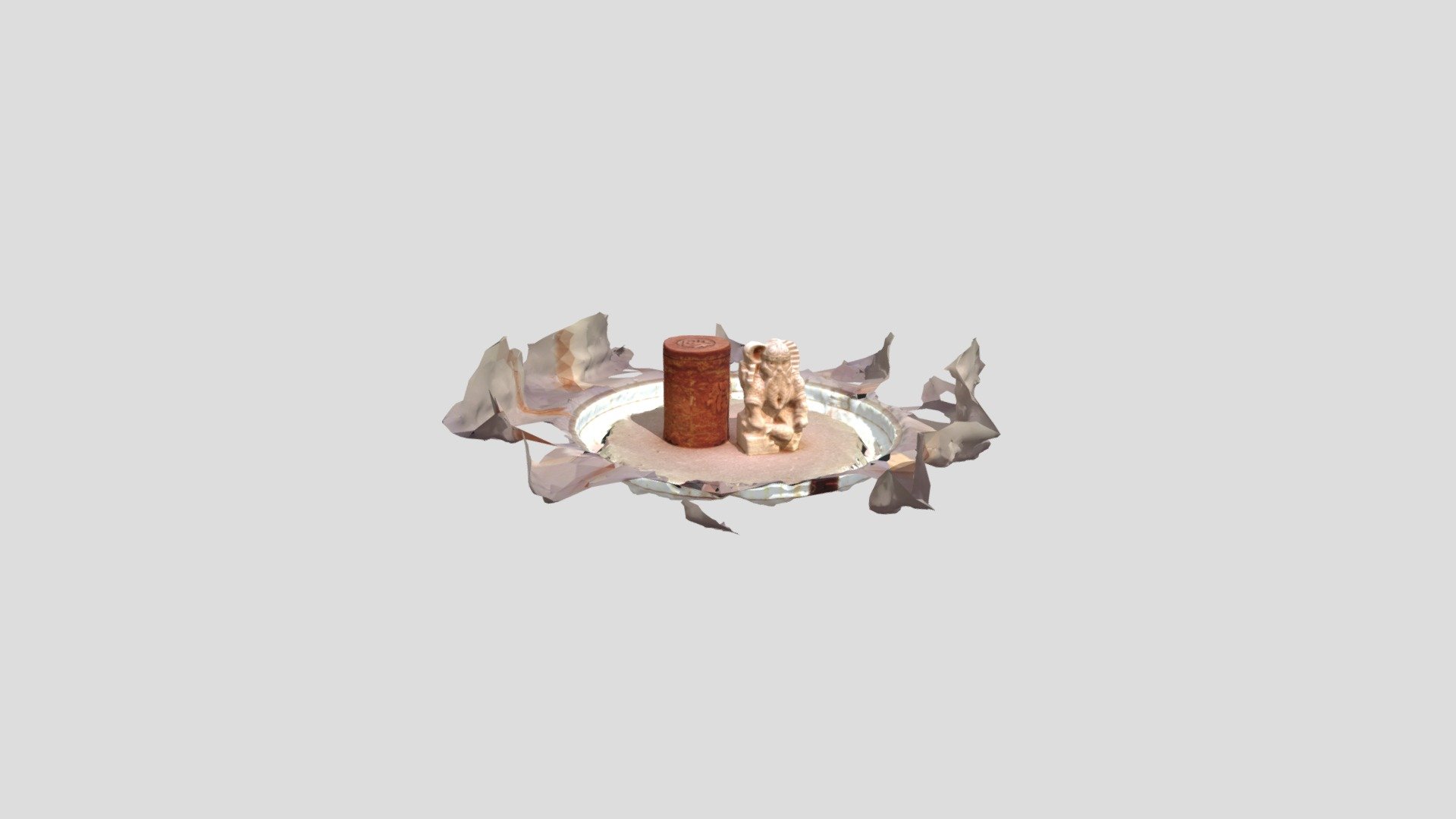 3D scanned - statue