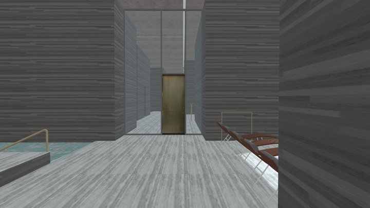 Therme Vals - 5 senses - Sound 3D Model