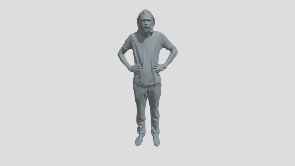 Lowpoly Male Standing