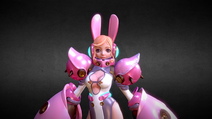 Bunny girl 3D Model