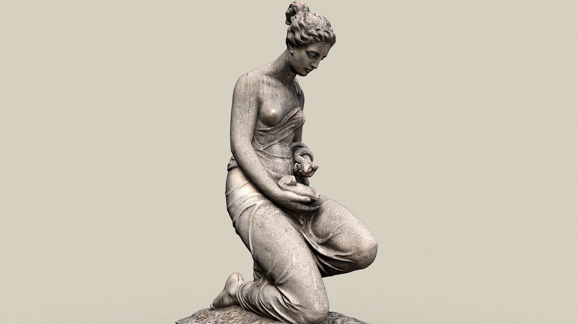 Hygieia — Sketchfab embed 3D viewer