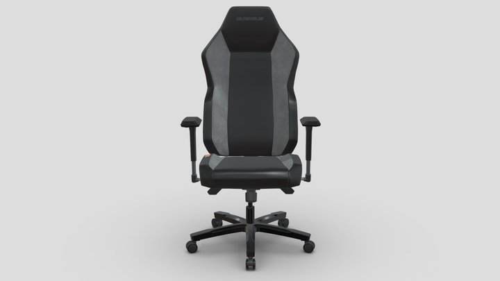 QUERSUS gaming chair VAOS.3.2 Titanium Grey 3D Model