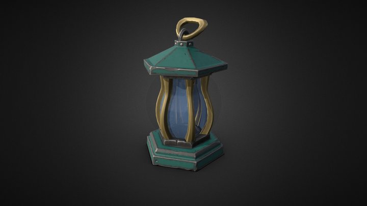 Stylized Lantern 3D Model