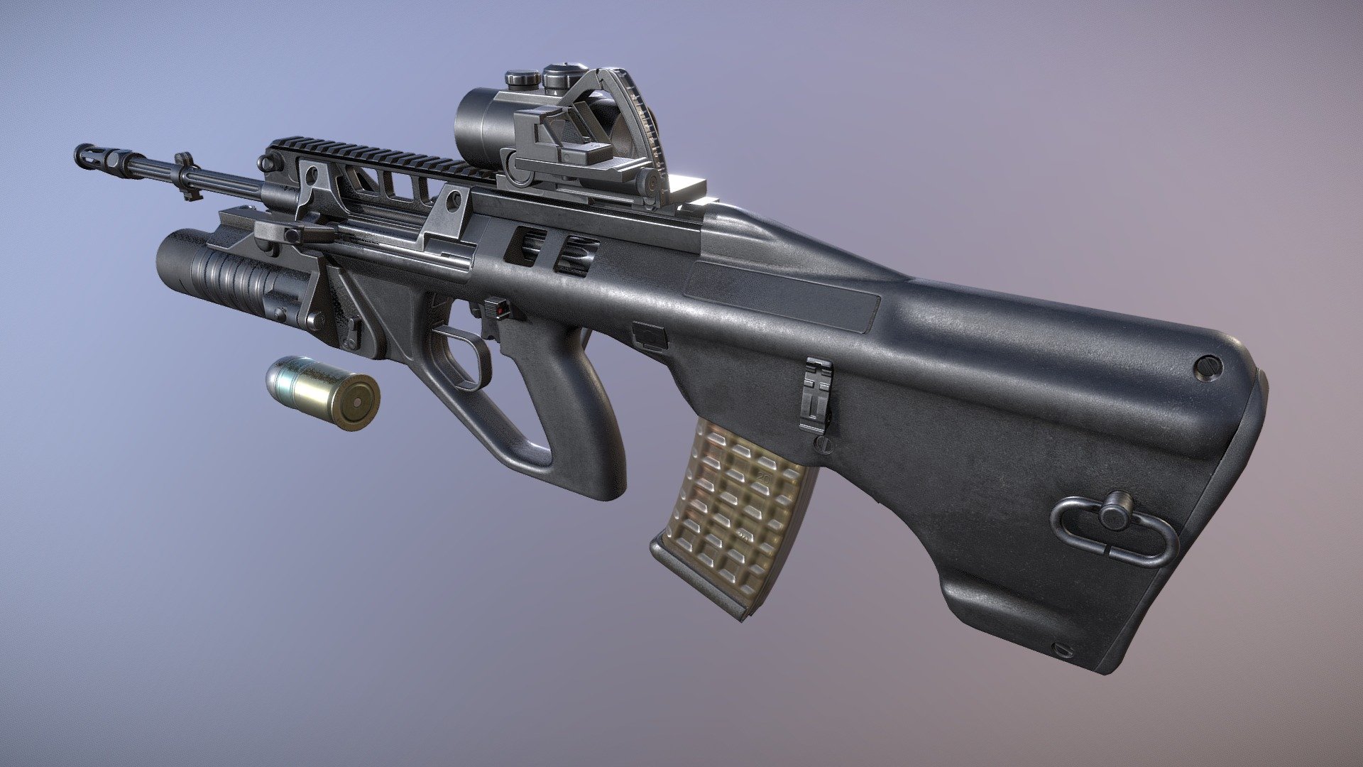 EF88 Rifle - Buy Royalty Free 3D model by Luchador (@Luchador90