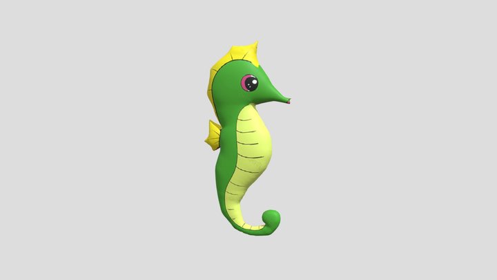 3D KUDA LAUT 3D Model