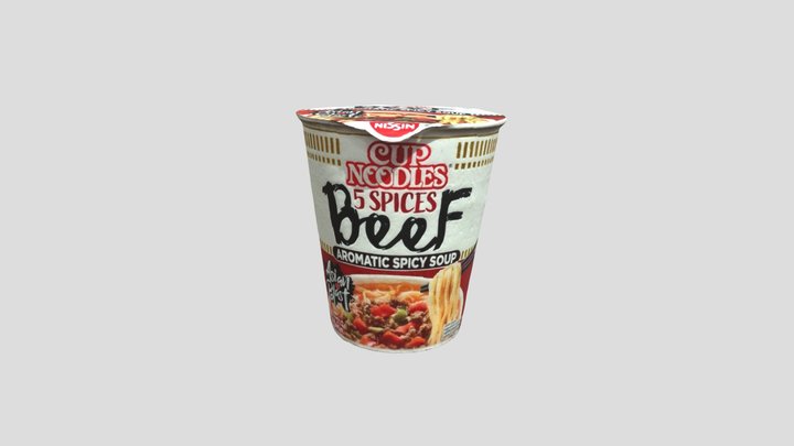 Pack of Noodle 3D Model