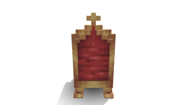 King chair 3D Model