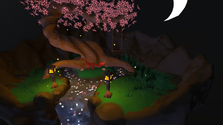 Island Niméria 3D Model