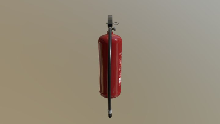 Fire Extinguisher 3D Model
