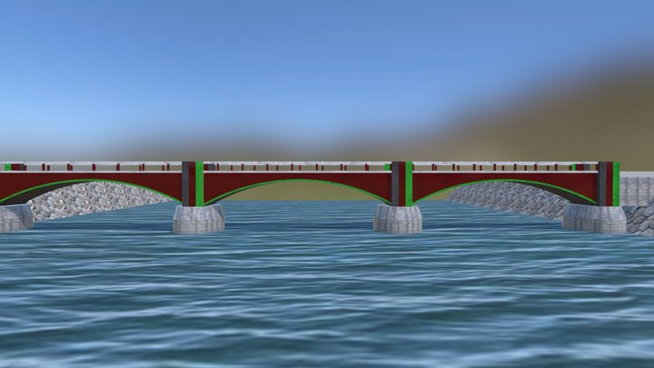 asadabad kerala کونړ کرهالی پل 3D Model