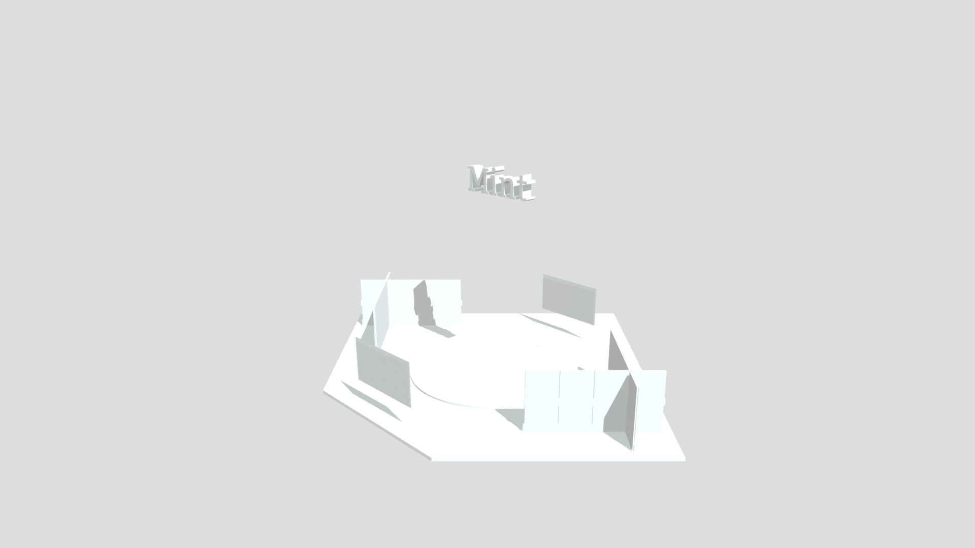 PRESENT#_INDA_Y2_Arch Des I_Tijn_Mint_TxtrModel