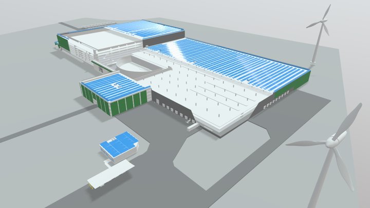 Anja Factory Cutaway 3D Model