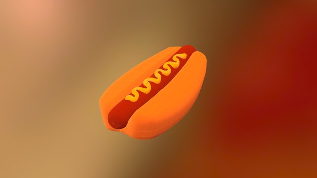 Hot dog 3D Model