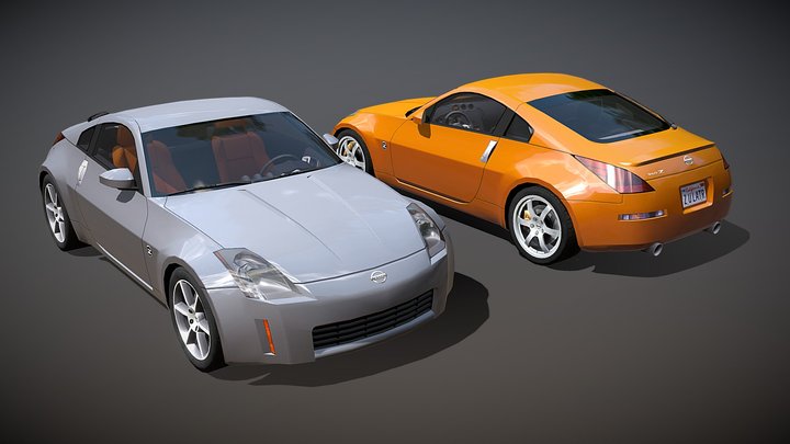 2002-2008 Nissan 350z 3D Model
