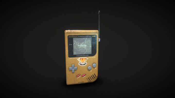 GameBoy Advance - 3D model by Unconid (@unconid) [87e049f]