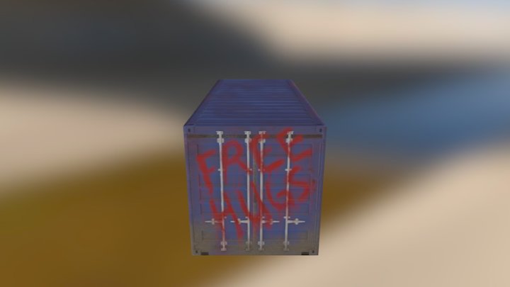 Shipping Container 3D Model