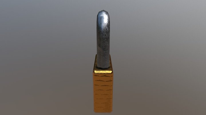Low Poly Lock 3D Model