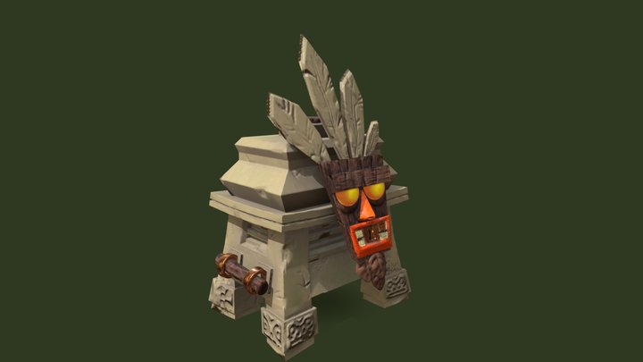 Crash Bandicoot Chest 2 3D Model