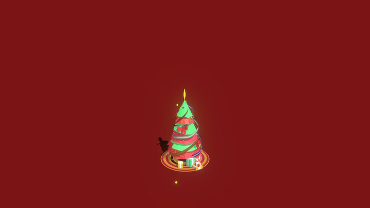 Big christmas tree2 3D Model