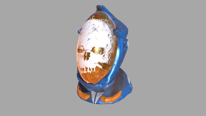 Dark Eldar Helmet 3D Model
