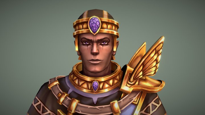 [ Student work ] Egyptian Soldier 3D Model