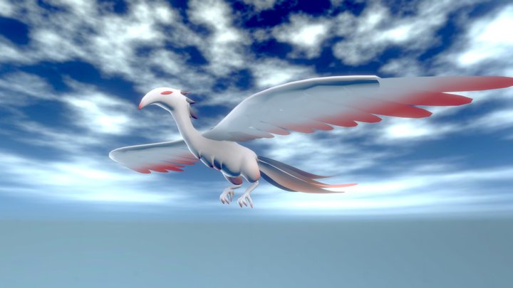 The White Phoenix 3D Model