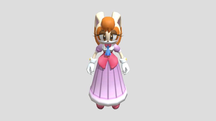 Vanilla The Rabbit_SA2 3D Model