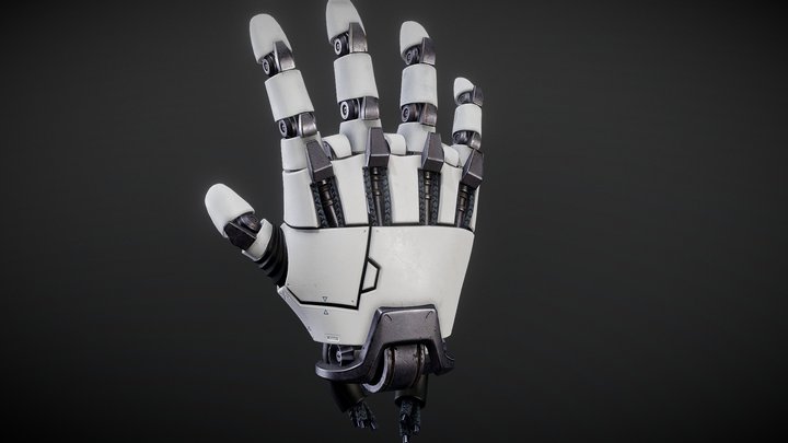 Sci-fi Robotic Hand 3D Model