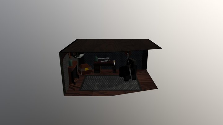 Hunter Room Gallardo 3D Model