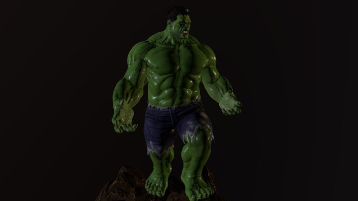 Hulk (Realistic) 3D Model
