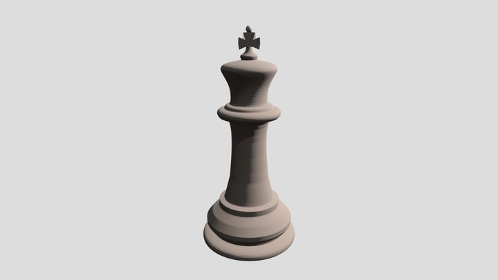 Rey Ajedrez 3D Model