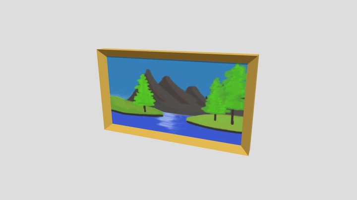 Framed Painting – Modello 3D gratuito STL