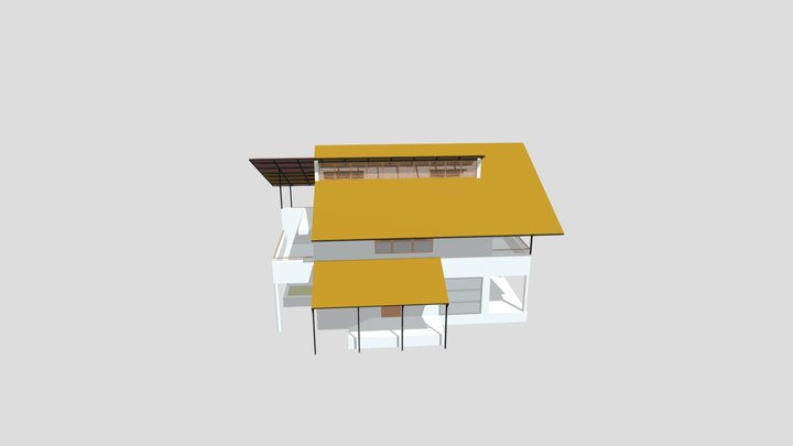 Palolem_Twin House 3D Model