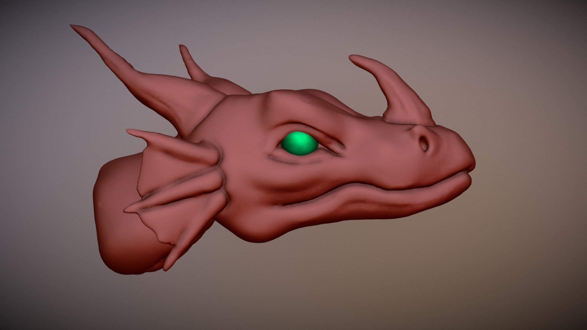 Sculpt January 26: Dragon - 3D model by joelthebergman [fd64213 ...