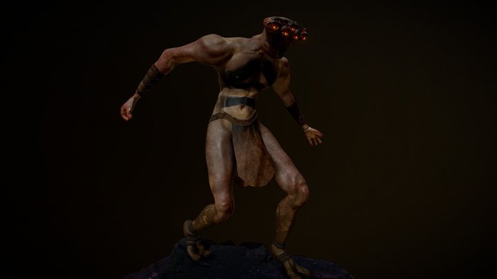 Tribal Monster 3D Model