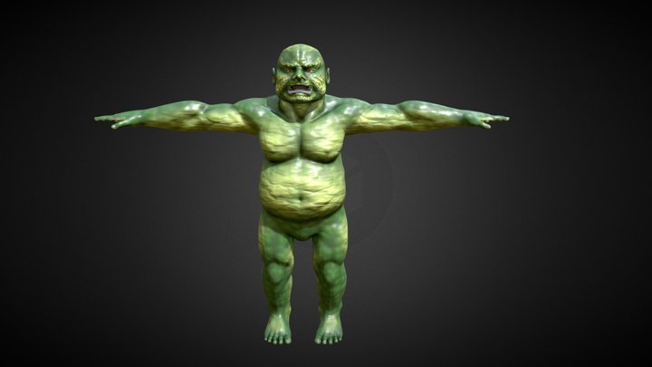 Ogre Rigging 3D Model