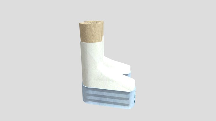 Finished Boots 3D Model