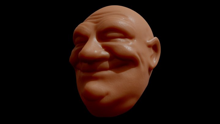 Smiling man 3D Model