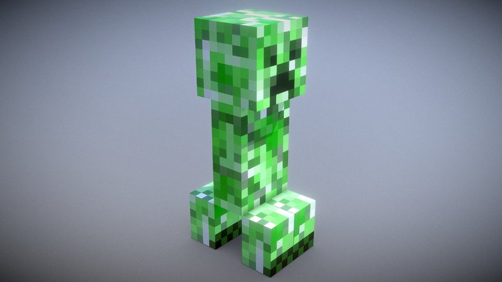 Minecraft - Creeper 3D Model