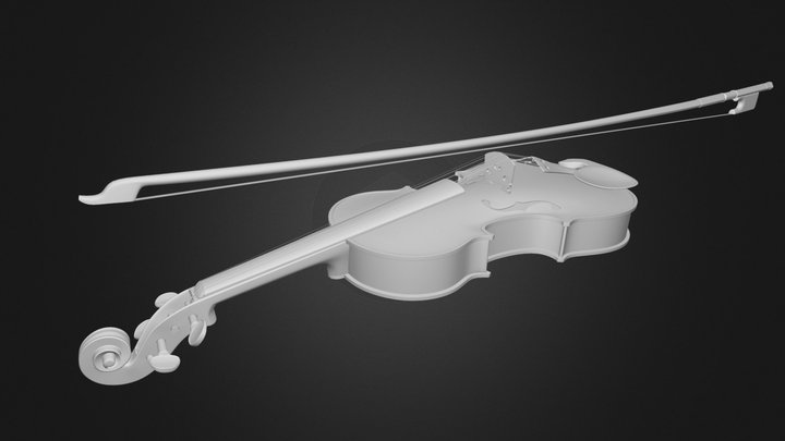 Violin 3D Model