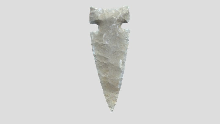 Side Notched Projectile Point, CK302-396 3D Model