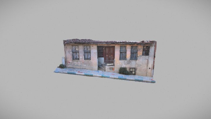 Stone Masonry Houses Facade - 5 3D Model