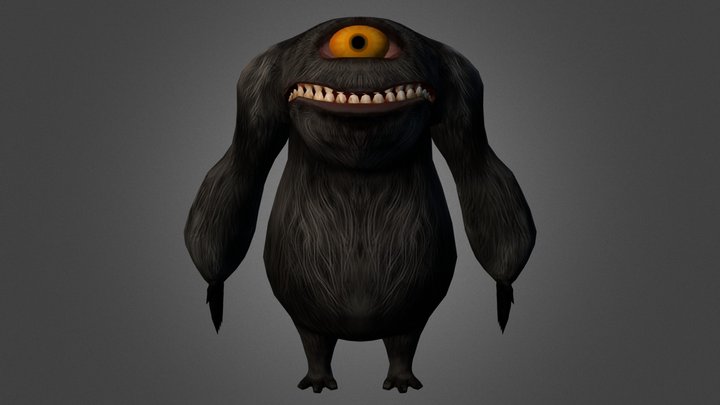 Creature 01 3D Model
