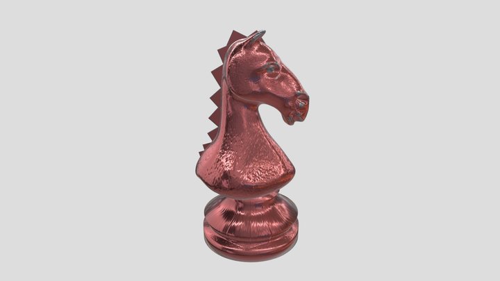 Szachowa figura konia 3D Model
