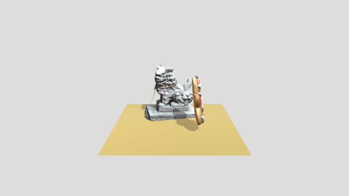 test Shishi and Cookie 3D Model