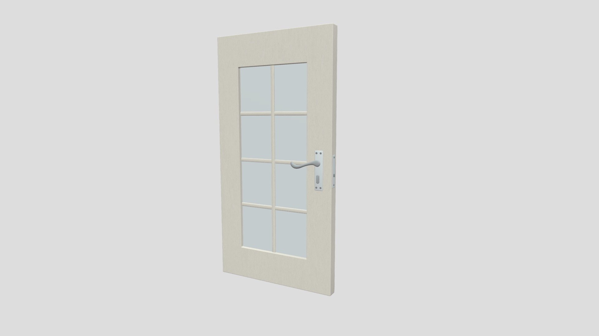 8 Panel Galss Door - Buy Royalty Free 3D model by Ed+ (@EDplus ...